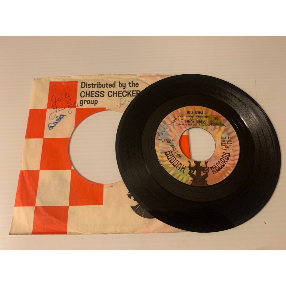 Lemon Pipers "Jelly Jungle" 45 RPM Vinyl Record Buddah Records 1960s